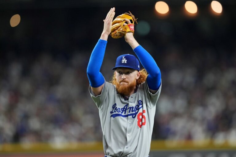 Dodgers, with pitching limited, make big ask of Dustin May vs. D-backs