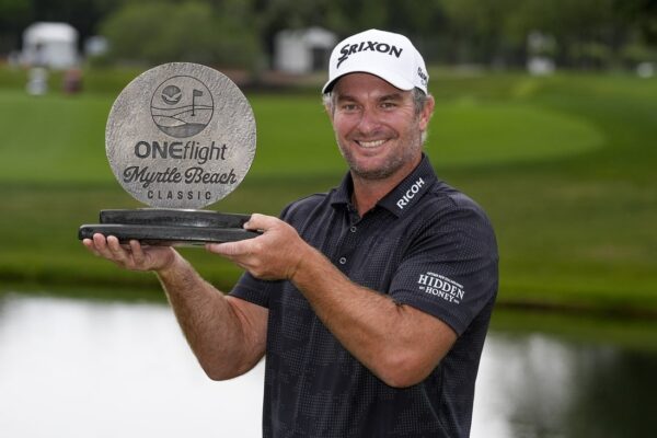 Ryan Fox earns first PGA title with playoff chip-in at Myrtle Beach