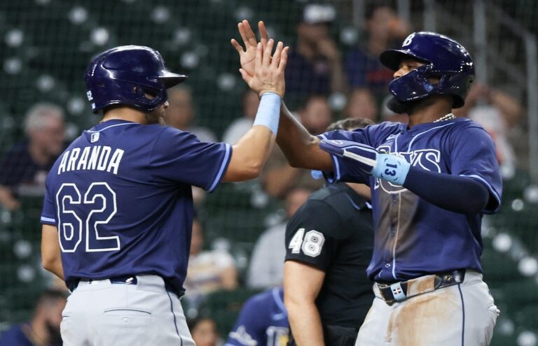 Junior Caminero (6 RBIs), Rays blow out Astros