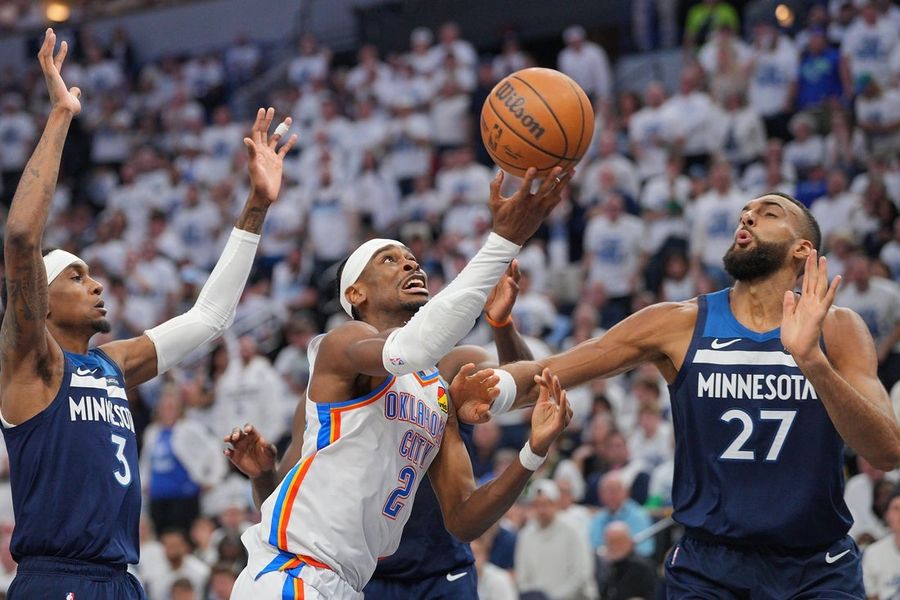 NBA: Playoffs-Oklahoma City Thunder at Minnesota Timberwolves