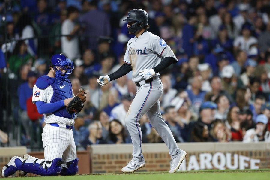 MLB: Miami Marlins at Chicago Cubs