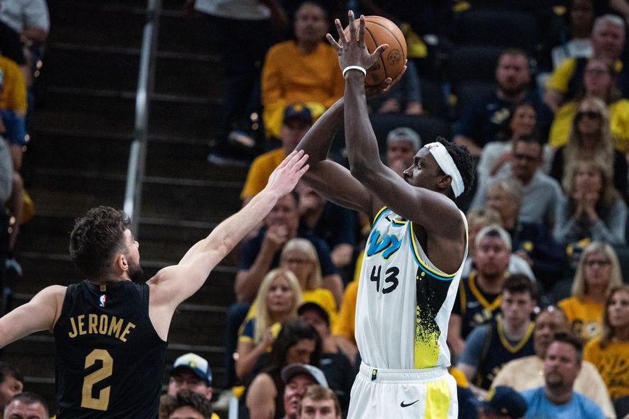 NBA: Playoffs-Cleveland Cavaliers at Indiana Pacers