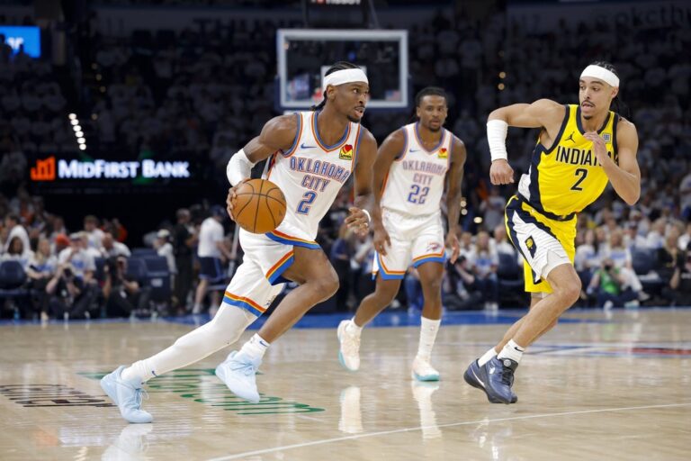 Tyrese Haliburton, Pacers stun Thunder in last second of Game 1
