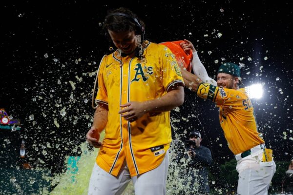 Nick Kurtz, A’s strive to continue heroics in clash vs. Guardians