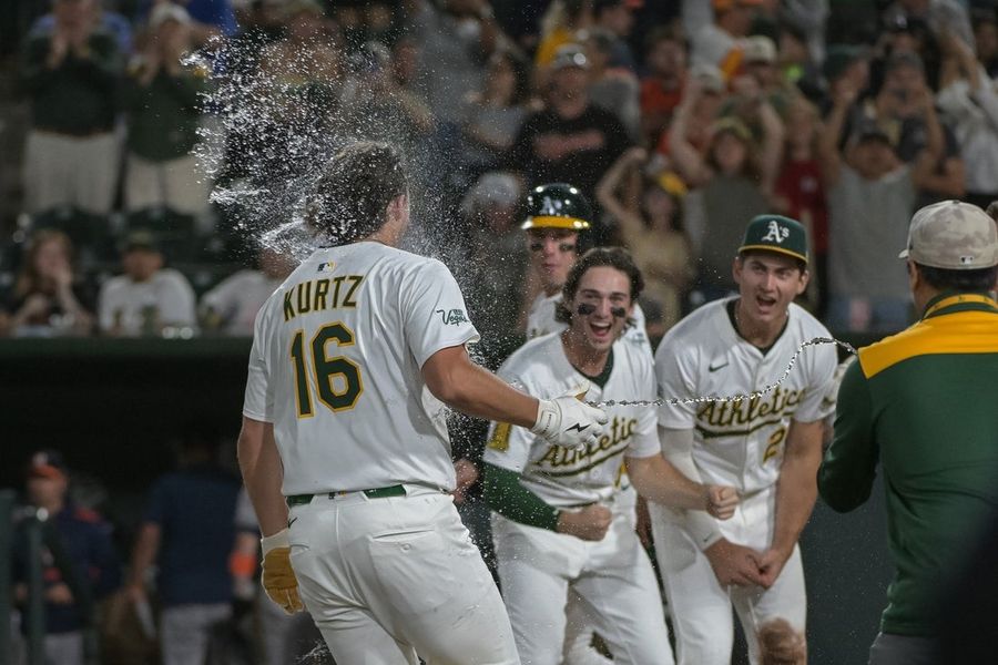 MLB: Houston Astros at Athletics