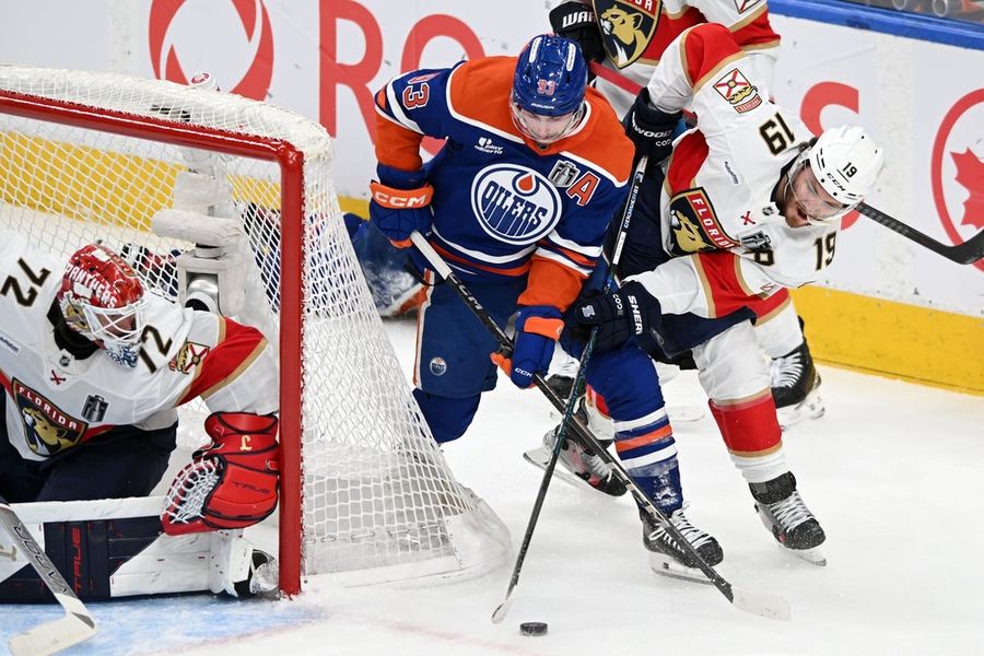 NHL: Stanley Cup Final-Florida Panthers at Edmonton Oilers