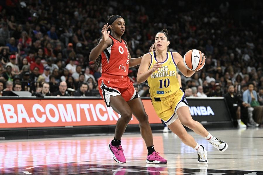 WNBA: Los Angeles Sparks at Las Vegas Aces