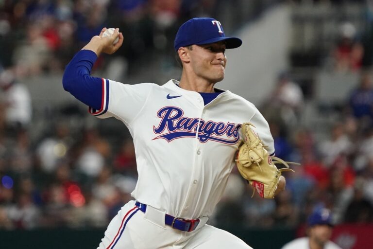 Streaking Rangers go for series sweep over slumping Braves