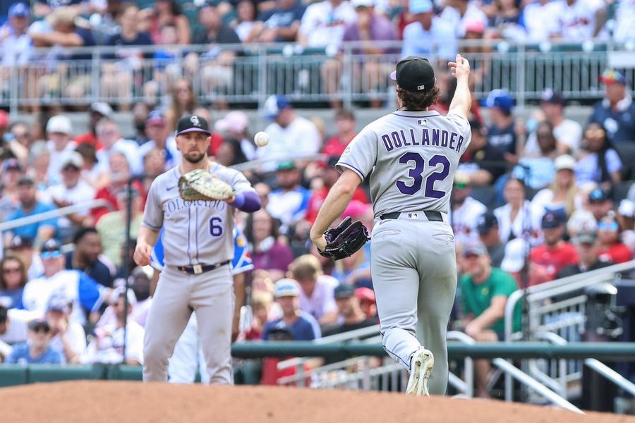 MLB: Colorado Rockies at Atlanta Braves