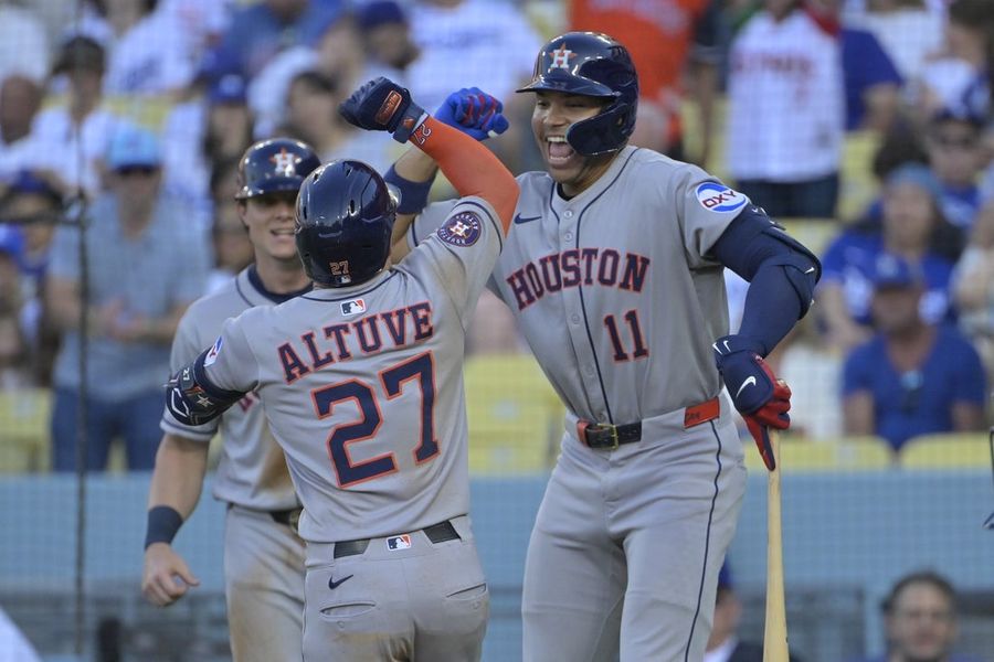 MLB: Houston Astros at Los Angeles Dodgers