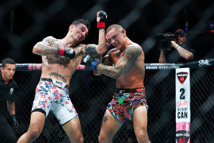 MMA: UFC 318-Holloway vs Poirier