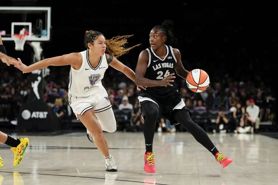 WNBA: Golden State Valkyries at Las Vegas Aces