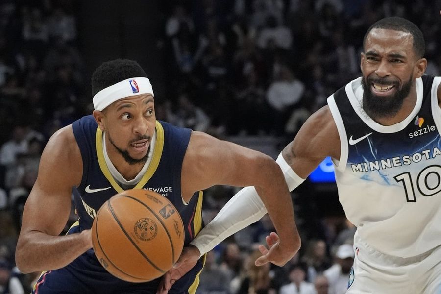 NBA: New Orleans Pelicans at Minnesota Timberwolves
