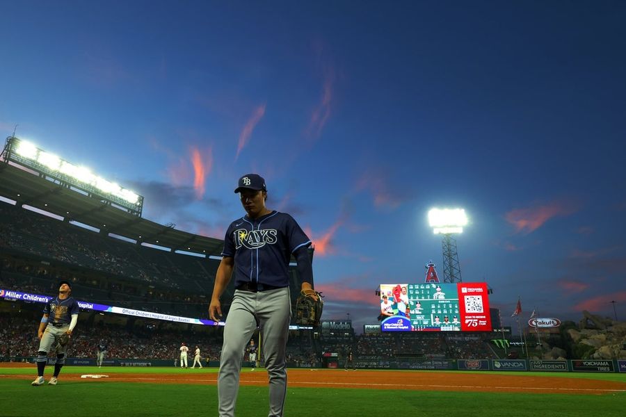 MLB: Tampa Bay Rays at Los Angeles Angels